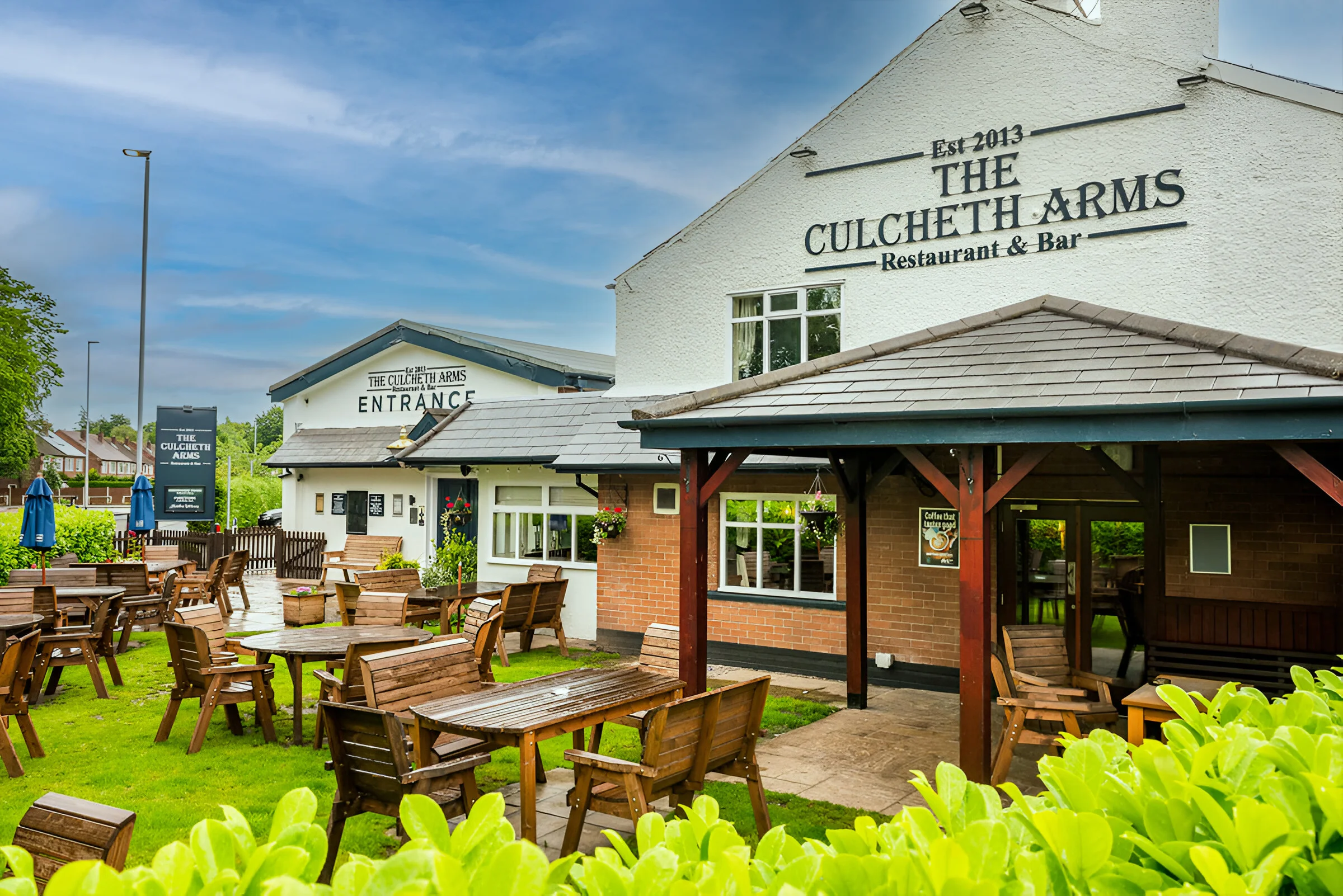 The Culcheth Arms Outside