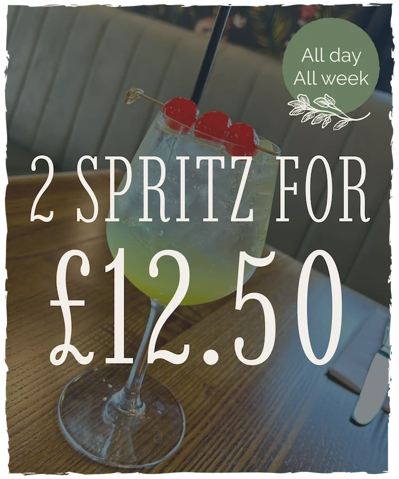 2 Spritz for 12.50